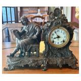 Antique Cast Iron Ansonia Clock Co. 'Racine', 1901