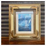 Framed Holographic John 14:6 In Decorated Frame 14