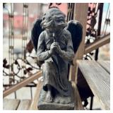 Angel Cast Iron Garden Statue - Cherub Sculpture 1