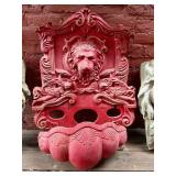 Cast Iron Wall Mounted Water Fountain Style Featur