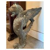 Bronze Griffin Originally used as Fountain Sculptu