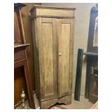 Antique Primitive Pine Chimney or Pantry Cupboard