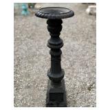 Cast Iron Victorian Style Candle Holder 12'X12'X44