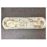 Carved Rustic Wooden Bread Bowl 10'X39'