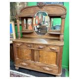 Antique Victorian Style Buffet Or Sideboard Crafte