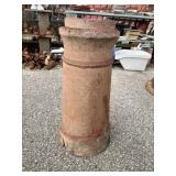Reclaimed Antique Terracotta Clay Chimney Pot 14'X