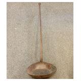 Antique Rustic Blacksmith's  Iron  Ladle - 58'x