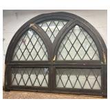 Early Antique Gothic-Style Window Architectural Sa
