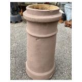 Reclaimed Antique Terracotta Clay Chimney Pot 14'X