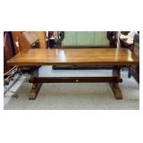 Early 20th Century French Dining Table With Trestl