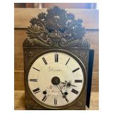 19th-century French Comtoise or Morbier Wall Clock