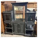Antique Aesthetic Movement Ebonized Credenza Or Di
