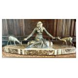 Original Finish Art Deco-style Bronze Sculpture De
