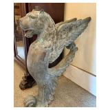 Bronze Griffin Originally used as Fountain Sculptu