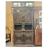 Antique 19th-century French Breton style Carved Oa