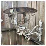 Spanish Wrought Iron Wall Mounted Lamp - Candle Ho
