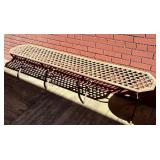 Early Large Cast Iron Outdoor Garden Bench 15'X81'