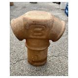 Antique Terracotta Clay Chimney Pot 8'X18'X21'