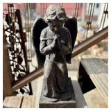 Angel Cast Iron Garden Statue - Cherub Sculpture 9