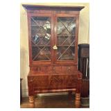 Antique American Federal Period Mahogany Secretary
