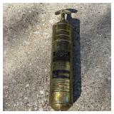 Vintage Brass Pyrene Fire Extinguisher 3'X17'