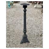 French Style Cast Iron Altar Candlestick 11'X11'X4