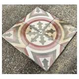 Lot Of Four Sacre Bleu French Hotel Tiles 8'X8'