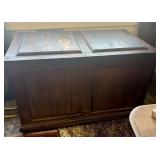 Large Antique Cedar Coffee or Storage Chest  -  32