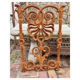 Cast Iron Decorative Wall Panel - Floral Accents 2