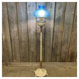 Vintage Aladdin Style Floor Lamp, featuring a Coba