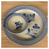 1995 Rowe Pottery Stoneware Pottery Set With Cobal