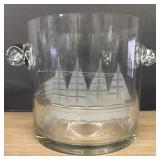 Vintage Toscany Glass Ice Bucket Or Champagne Comp
