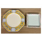 This Pair of Decorative Ceramic Plates Includes a