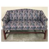 Southwood Chippendale Style Mahogany Sofa with Fla