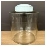 Large Early Country Store Countertop Glass Jar Wit