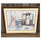 Framed Fine Art Print Titled "Sunlight & Silhouett