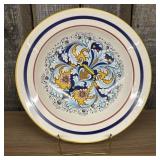 Ceramic Nova Deruta Serving Bowl featuring the Tra