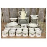 Vintage Gibson Housewares China in Holiday Pattern