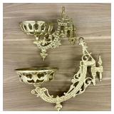 Vintage or Antique Victorian-style Cast Iron Wall