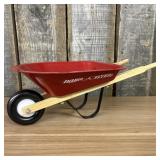 Vintage Radio Flyer Wheelbarrow  -  17"x9"x7"