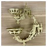 Vintage or Antique Victorian-style Cast Iron Wall