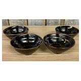 Lot Of Japanese Tenmoku Style Bowls 6"X3"