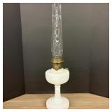 Model B Nu-Type Vintage Aladdin Lamp With White Al