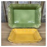 Vintage Arenito Stoneware Casserole Dishes made in