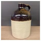 Stoneware Pottery Two Tone Crock Jug 4'X7'