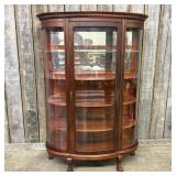 American Empire Style Antique Bow Front Claw Feet