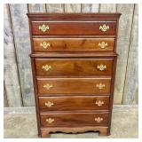 Chippendale Style Chest On Chest Style Dresser Wit