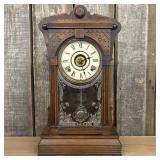 Eastlake Victorian Style "Aldine" Mantel Clock By