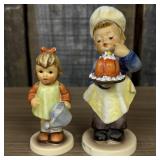 Pair Of Vintage Hummel Porcelain Figurines, "Baker