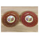 Rembrandt Style Porcelain Gold Gilded Decorative P